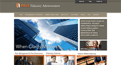 Desktop Screenshot of erisafiduciaryadministrators.com